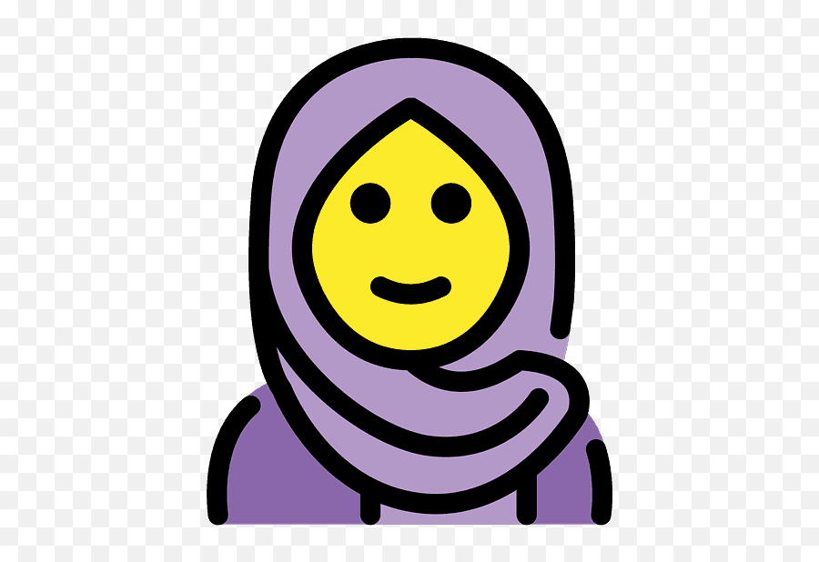 Woman With Headscarf Emoji Clipart,Hijab Emoji Download