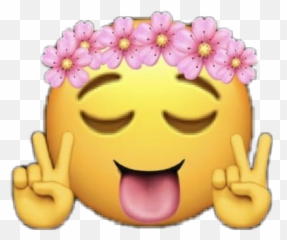 Hippy Emoji Smiley Sticker - Queen Smiley Dp,Capricorn Emoji