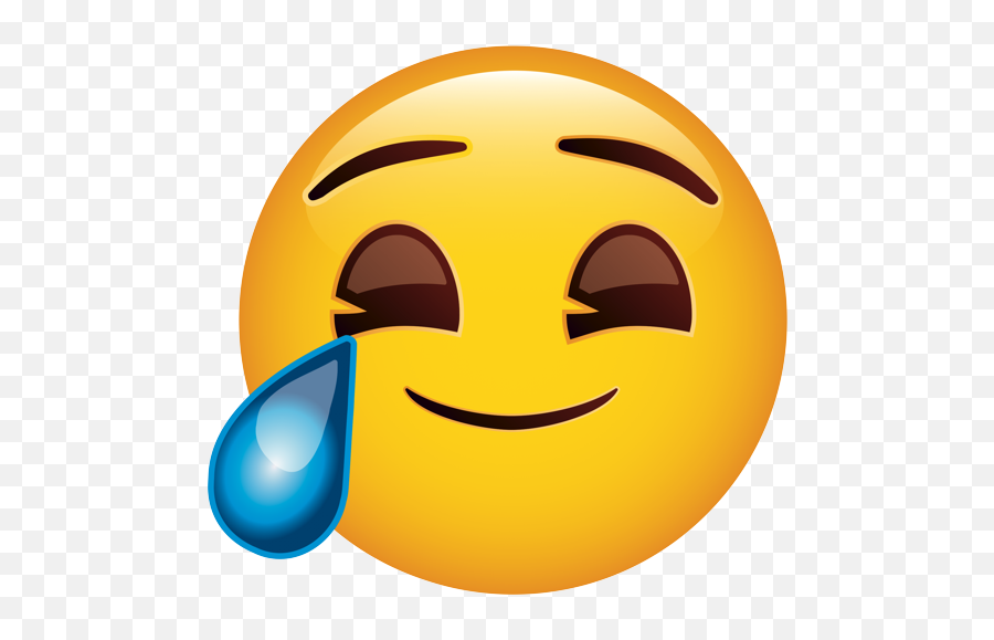 Emoji - Smiley,Happy Tear Emoji