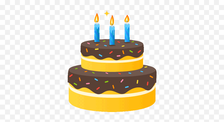 Birthday Cake Joypixels Gif - Birthday Cake Emoji Gif,Emoji Birthday Candles