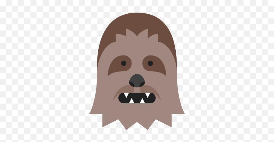 Chewbacca - Clipart Chewbacca Head Emoji,Chewbacca Emoji