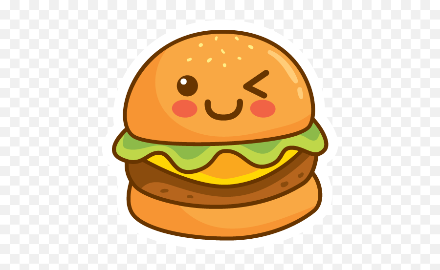 Whatsapp Stickers - New Way To Express Emotions Whatsapp Stickers Food Emoji,Google Burger Emoji