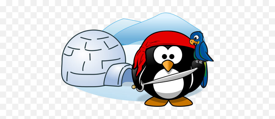 Vektor - Penguin Igloo Clipart Emoji,Igloo Emoji