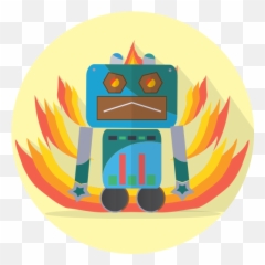 Metal Robot Robotic Mechanical - Space Crossing Emoji,Robot Emoticons