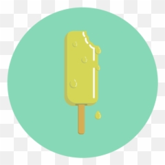 Green Ice Cream - Dibujo Helado De Palo Emoji,Emoji Chocolate Ice Cream