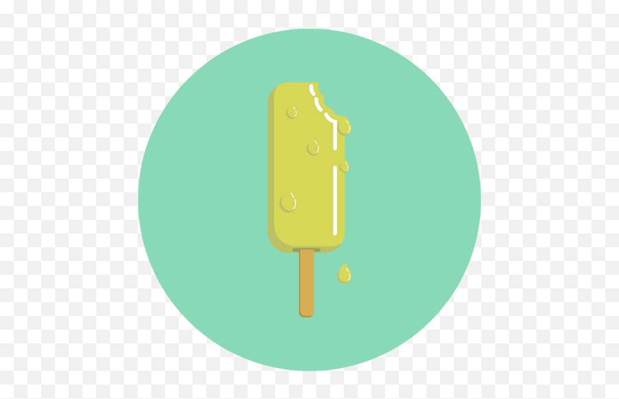 Green Ice Cream - Dibujo Helado De Palo Emoji,Emoji Chocolate Ice Cream
