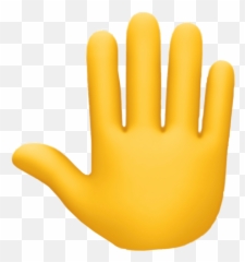 Largest Collection Of Free - Raised Back Hand Emoji