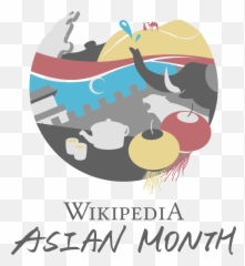 Wikipedia Asian Month Logo - Wikipedia Asian Month 2019 Emoji,Tea Emoji