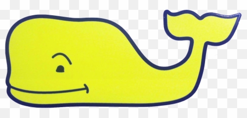 Vineyard Vines Neon Yellow Whale - Yellow Vineyard Vines Sticker Emoji,Lax Emoji