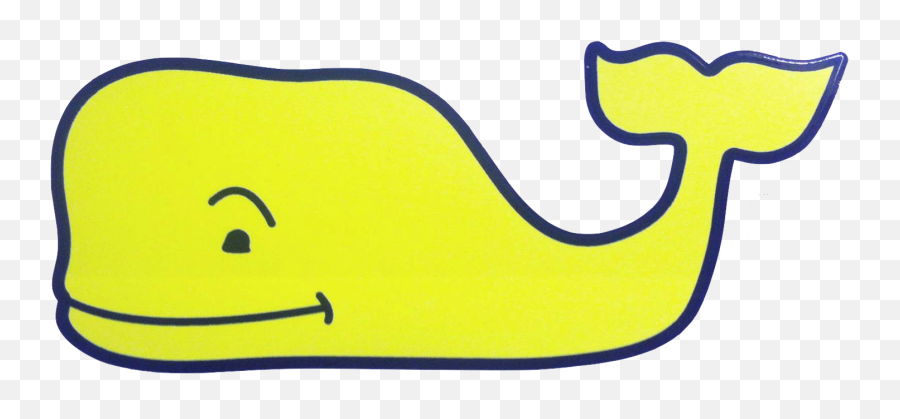 Vineyard Vines Neon Yellow Whale - Yellow Vineyard Vines Sticker Emoji,Lax Emoji