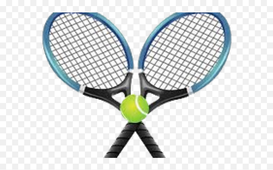 Tennis Clipart Rachet - Crossed Tennis Rackets Png Emoji,Tennis Emoji