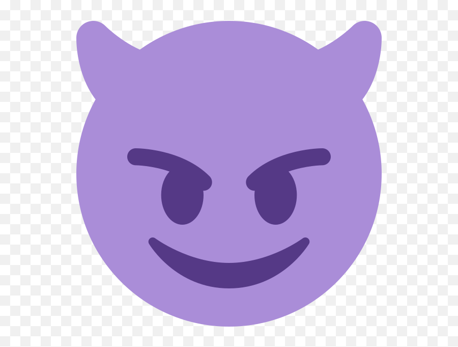Twemoji12 1f608 - Discord Devil Emoji,Cat Emoticon