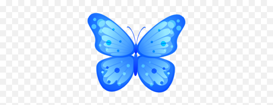 Free Vectors Graphics Psd Files - Blue Butterfly Clipart Png Emoji,Butterfly Emoji Ios
