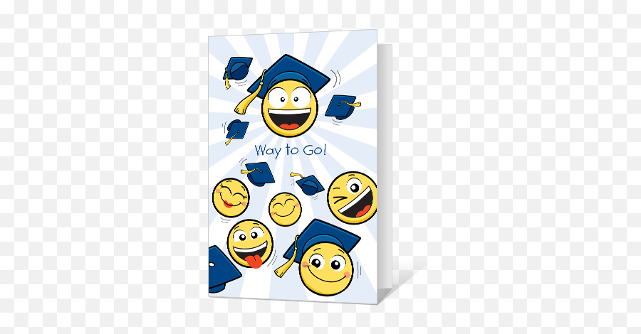 Printable Cards - Graduation Ceremony Emoji,Go Emoticon