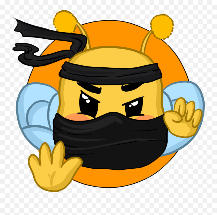 Ninja Emobee - Cartoon Emoji,Sloth Emoji