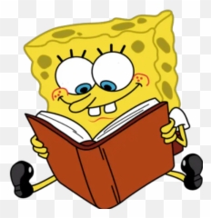 Spongebob Stickers For Whatsapp - Reading Png Emoji