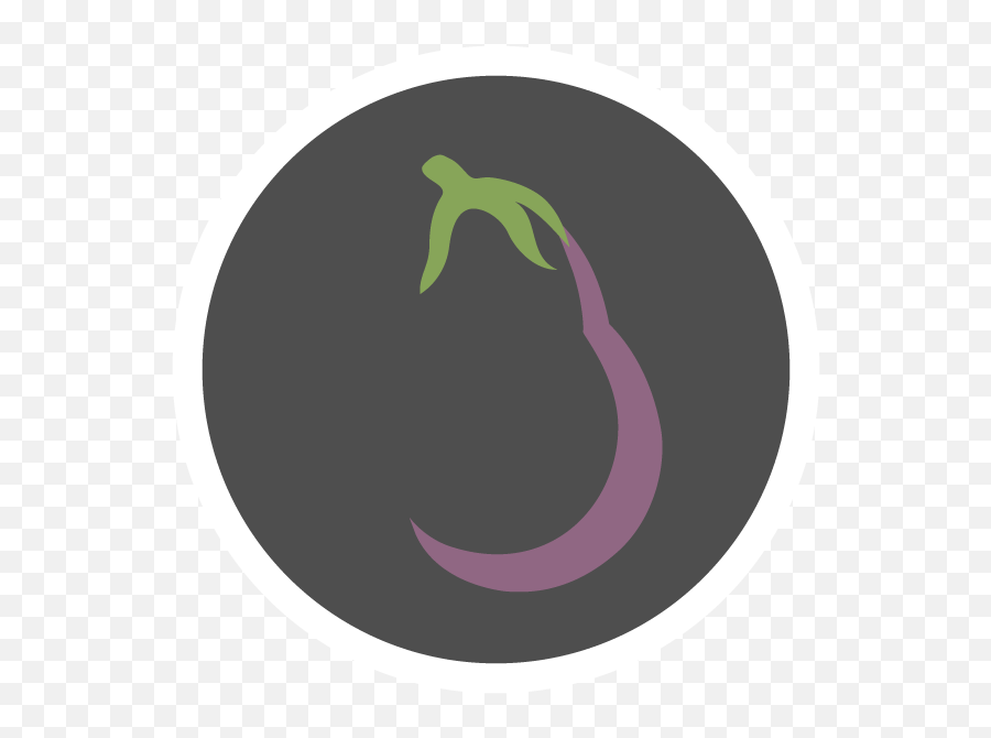 Eggplant Transparent Large Picture 2257653 Eggplant - Circle Emoji,Veiny Eggplant Emoji