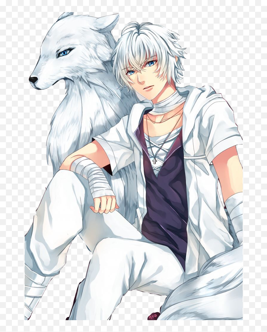 Freetoedit Wolf Animeboy Anime Wolfboy - Invincible Saint Salaryman The Path I Walk Emoji,Werewolf Emoji