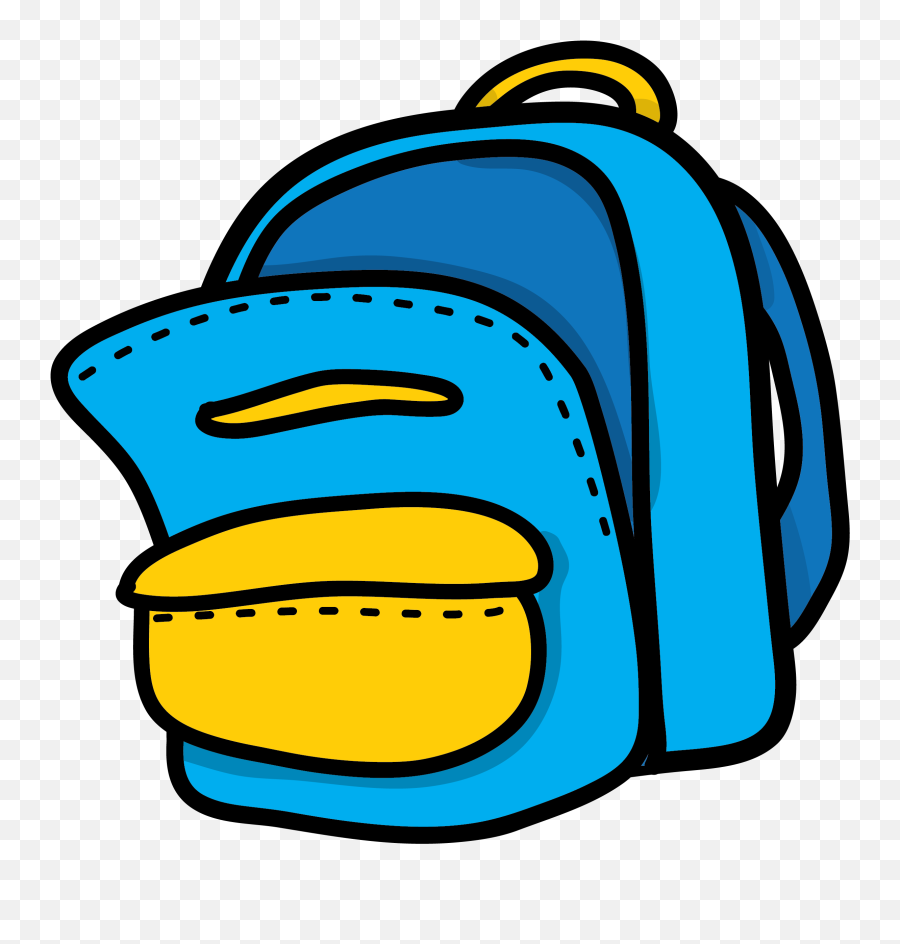 Backpack Clipart Png - Transparent Background Backpack Clipart Emoji,Blue Emoji Backpack