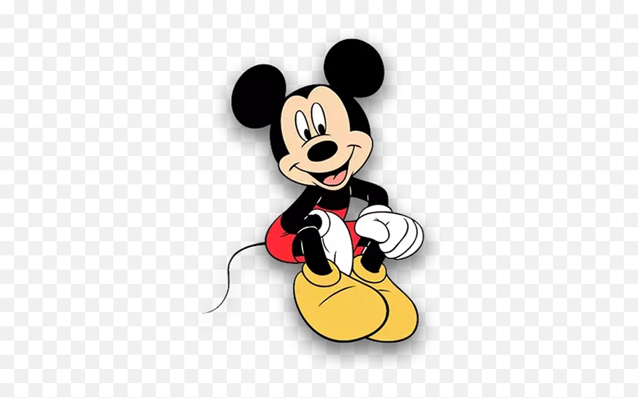 Mickey Mouse 3 Calaamadaha Dhejiska Ah Ee Loogu Talagalay - Transparent Mickey Mouse Sitting Emoji,Mickey Mouse Emoji For Facebook