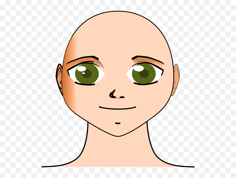 Face Without Hair Clipart - Bald Head Clipart Emoji,Bald Man Emoji