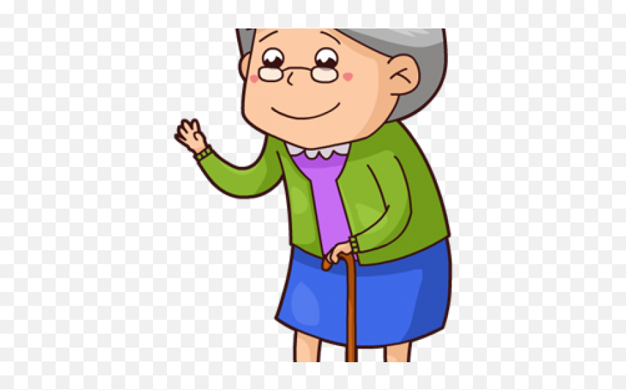 Cool Clipart Grandmother - Grandma Clipart Emoji,Emoji Grandmother