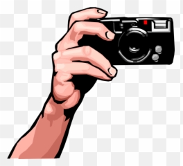 Camara Fotografica Vector Png - Camera With Hand Png Emoji,Camara Emoji