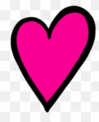 Heart Png Images Outline Emoji Pink And Red Clipart - Transparent Background