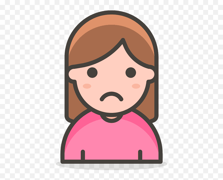 Woman Frowning Emoji Clipart Free Download Transparent Png - Mark,Frowny Emoji