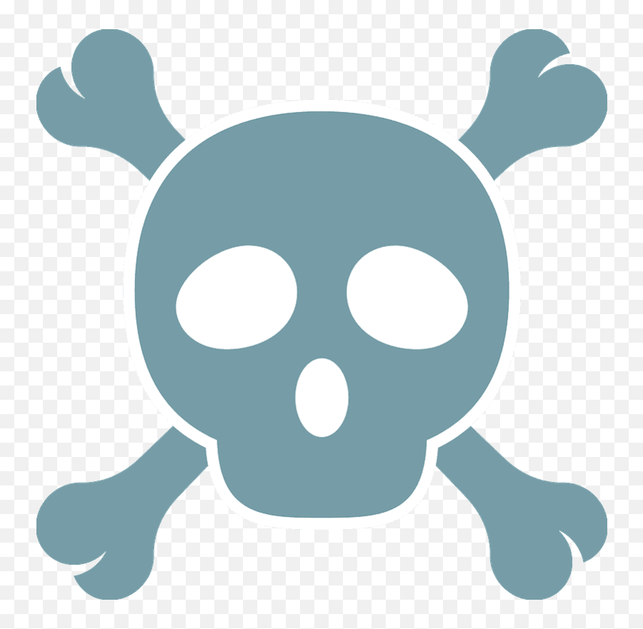 Skull And Crossbones Emoji Clipart Free Download - Álvaro Obregon Garden,Dead Emoji Text