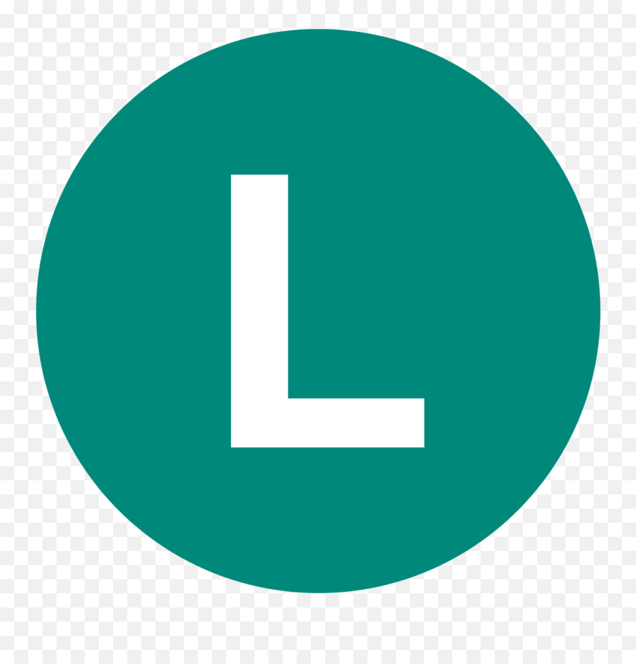 Fileeo Circle Teal White Letter - Lsvg Wikimedia Commons Vertical Emoji,(l) Emoji