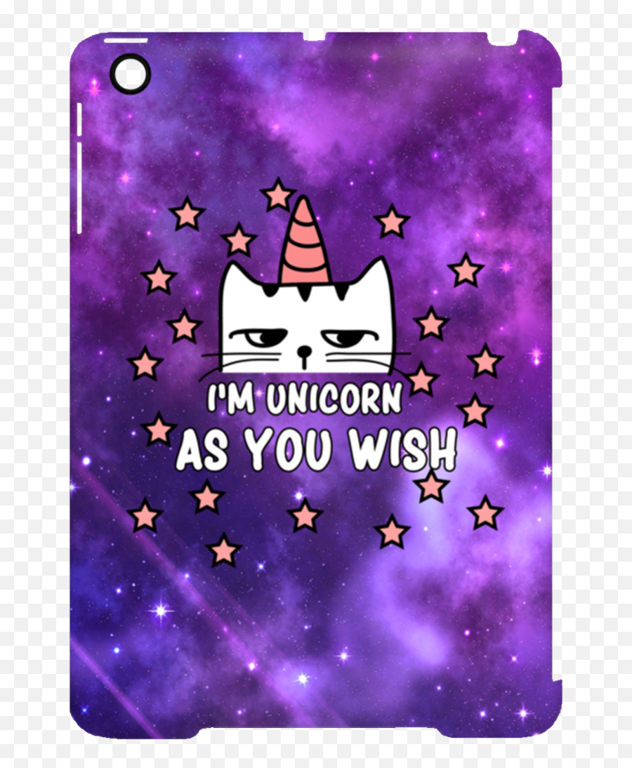Unicorn As You Wish Cat Tablet Covers - Unicorn Cat Phone Case Emoji,Emoji Ipad Mini Case