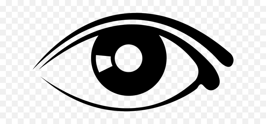 1 Free Eyes Cartoon Vectors - Clip Art Of Eye Black And White Emoji,Eye Ball Emoji