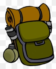 Supply Bag - Camping Backpack Clip Art Emoji,Emojis Backpacks