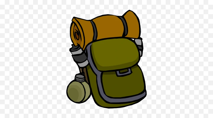 Supply Bag - Camping Backpack Clip Art Emoji,Emojis Backpacks