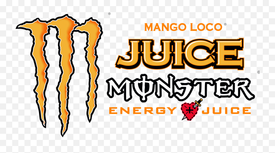 Monster Energy Mango Loco Heart Clipart - Monster Energy Logo Mango Loco Emoji,Monster Energy Emoji