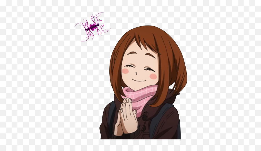 Free Png Images - Ochako Uraraka Transparent Background Emoji,Bakugou Emoji