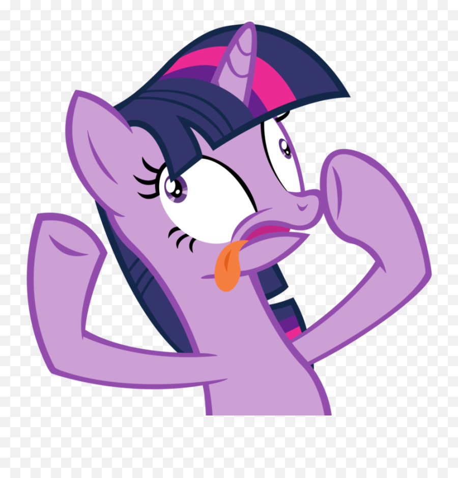 Twilight Sparkle Funny Face Png - Twilight Sparkle Derp My Little Pony Emoji,Sparkle Face Emoji