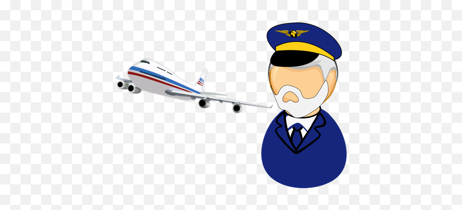 Airline Captain Icon - Airplane Pilot Png Emoji,Plane Paper Emoji