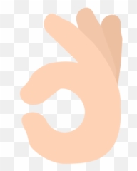 Ok Hand Emoji - Comiste Mano,Ok Emoji