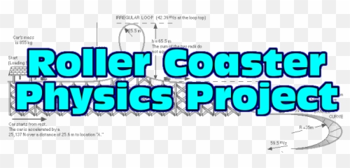 Rollercoaster Drawing Transparent Png - Coaster Design Physics Project Emoji