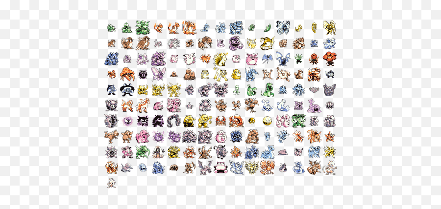 Pokémon Yellow Sprites - 4 Generacion Pokemon Go Pokedex Emoji,Pokemon Emojis