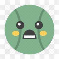 Astonished Emoji Icon - Cartoon