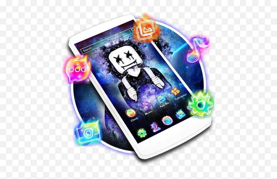 Marshmello Alone Launcher Themes Live Wallpapers U2013 Apps On - Smartphone Emoji,Marshmello Emoji