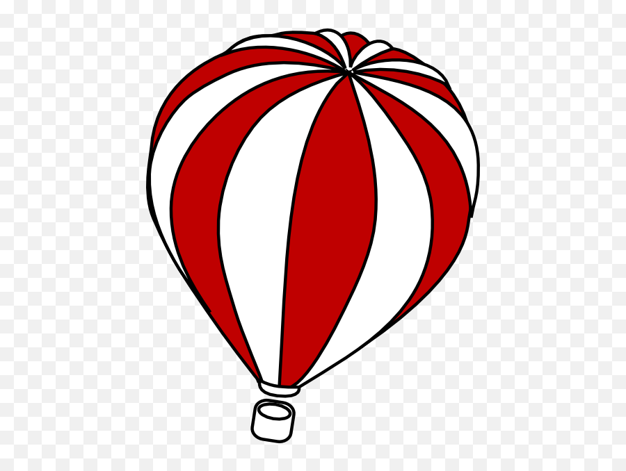 26 Hot Air Balloon Clipart Basic Free Clip Art Stock - Red And White Stripe Hot Air Balloon Svg Emoji,Hot Air Balloon Emoji