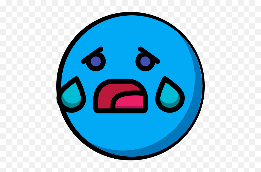 Very Sad - Free Smileys Icons Icon Emoji,Very Sad Emoji