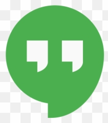 Google Hangouts Logo Icon Of Flat Style - Old Emoji