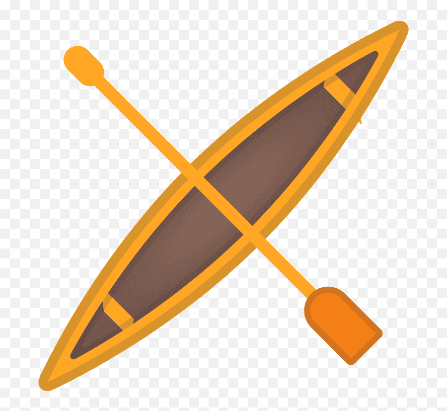 Canoe Emoji Clipart - Emoji Kajak,Paddle Emoji