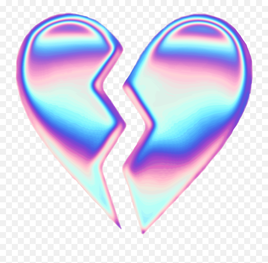 Heart Aesthetic Tumblr Transparent Background - Aesthetic Broken Heart Transparent Emoji,Aesthetic Emoji