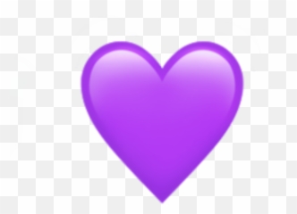 Heart Hearts Love Cute Sticker - Iphone Purple Png Emoji